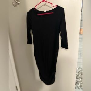 Maternity fitted dress, size small